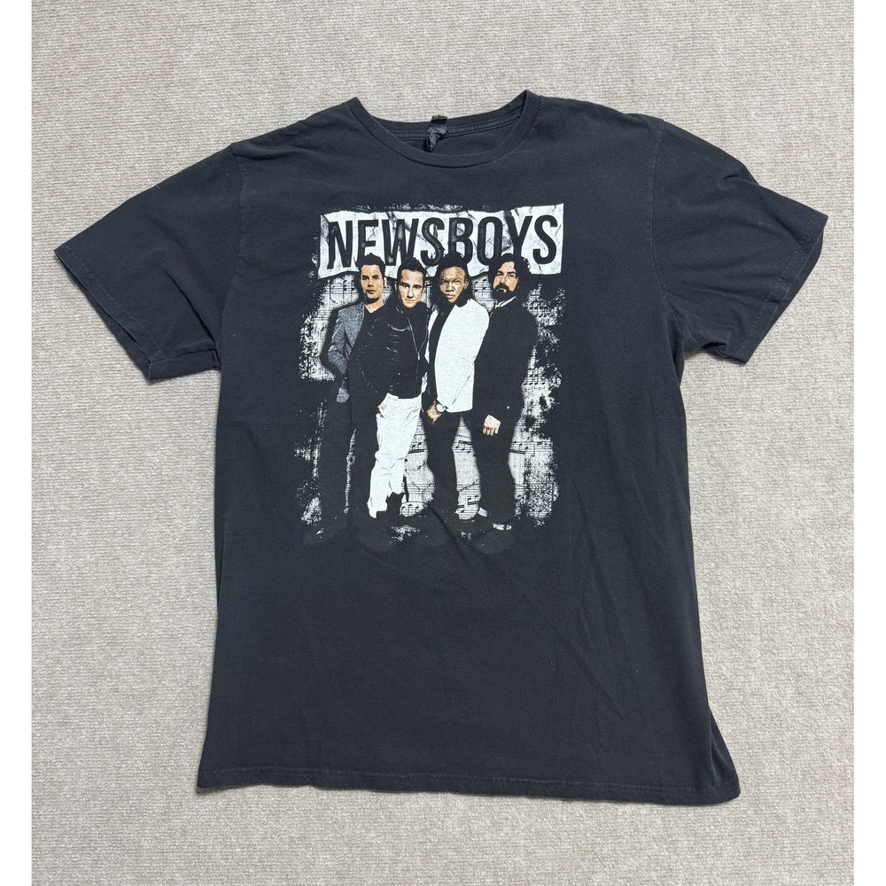 Newsboys Shirt Mens XL Black We Believe Gods Not Dead Tour 2015 Concert Tee Band